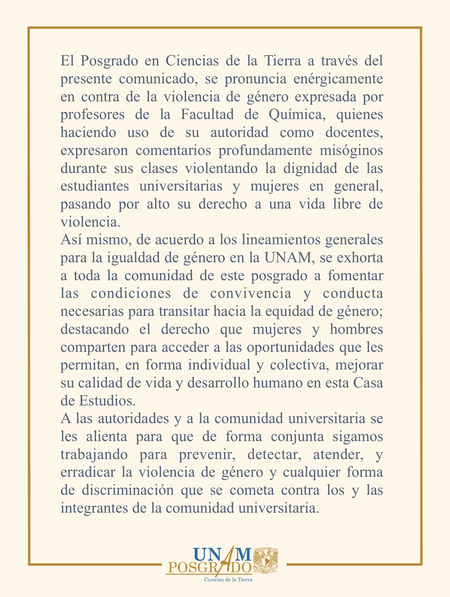 Comunicado