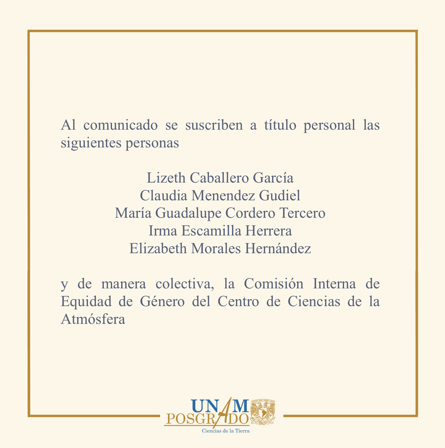 Comunicado